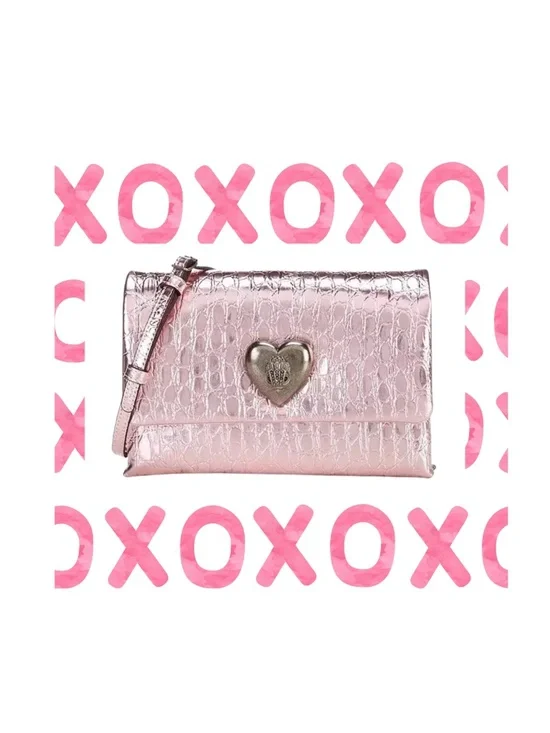 KURT GEIGER LONDON Kensington Duet Love Small Leather Bag