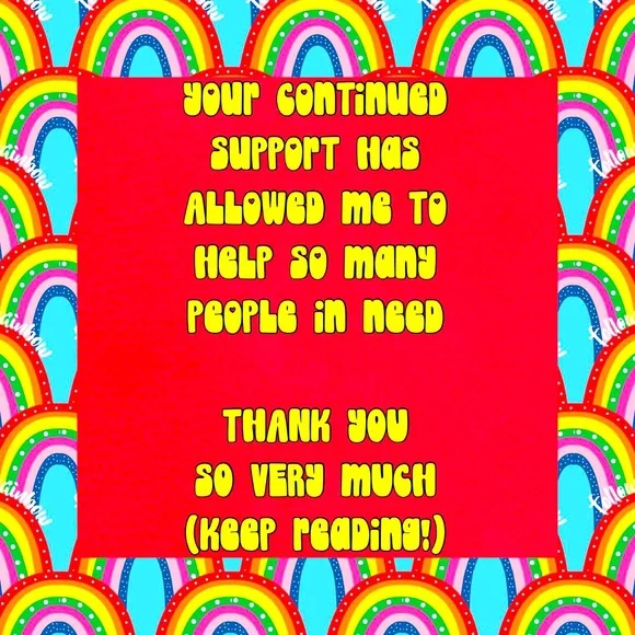 🎉🥳READ THIS! THANK YOU FOR HELPING ME HELP SO MANY OTHERS!!
