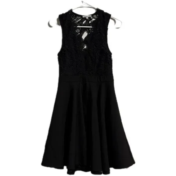 Charlotte Russe Black‎ Cut Out Halter Dress