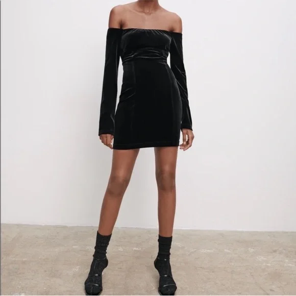 Zara velvet dress - large size
