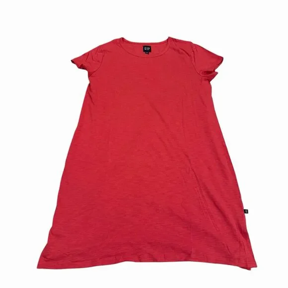 Gap Womens Dress Large Claret Red Knee Cotton Modal Tunic Top Relaxed NWT