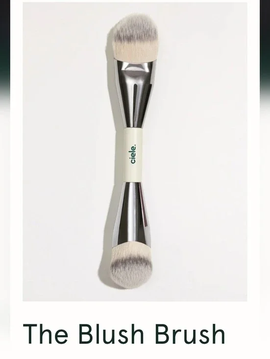Ciele The Cream & Powder Dual Ended Blush Brush NEW MSRP $32