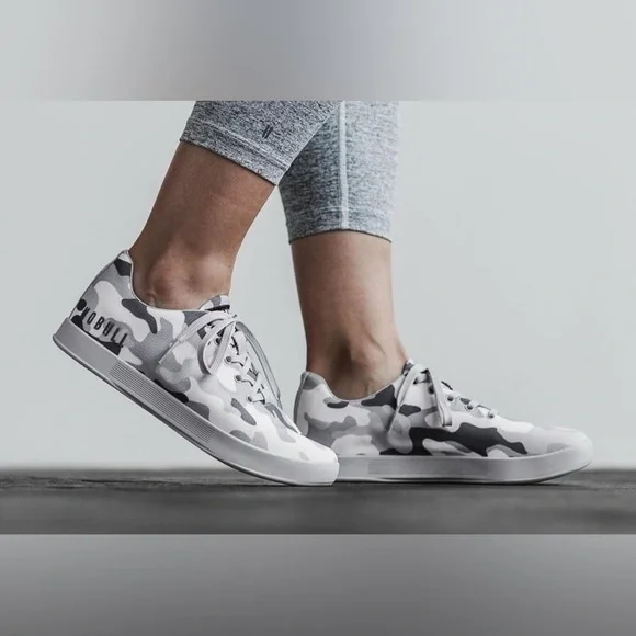 Nobull Arctic Grey Camo Canvas Women's 7.5 Men’s 4 Trainers Shoes