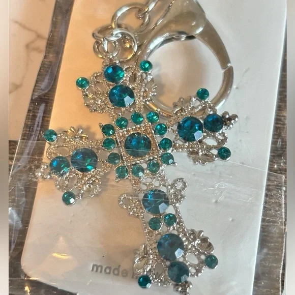 Blue and Silver Key Holder