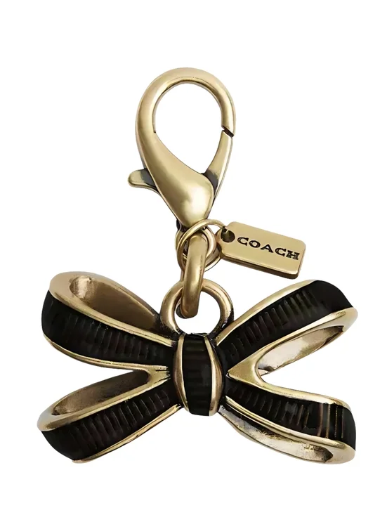 COACH Gold & Black Bow Mini DIY charm