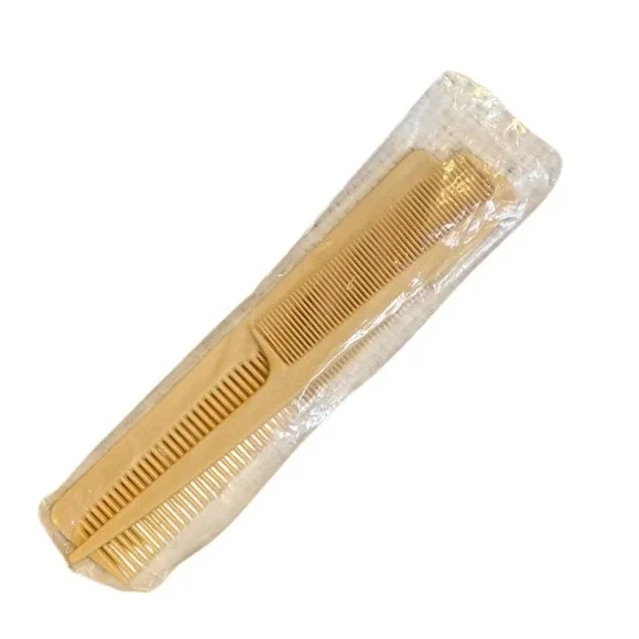 Vintage Stanley Hair Comb Set Cream‎ Durable Nylon to Style Detangle Unbreakable