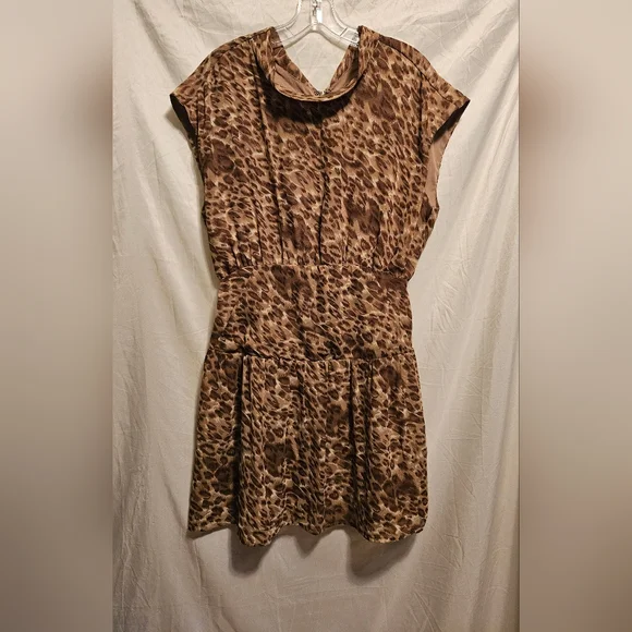 W118 By Walter Baker Animal Print Dress. Size Small. Lined Lightweight Flowy