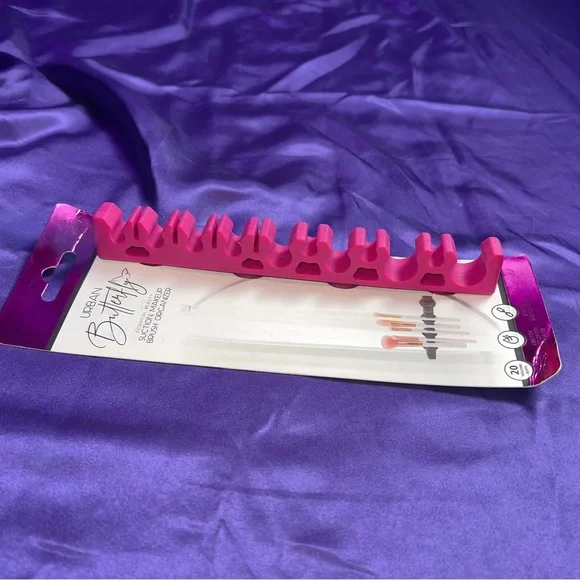 Urban‎ Butterfly Suction Makeup Brush Organizer Silicone Attachment Pink Gifting