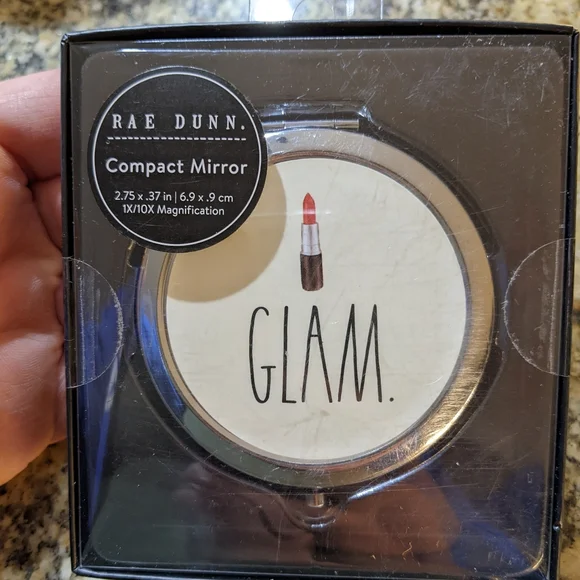 Rae Dunn Compact Mirror NEW