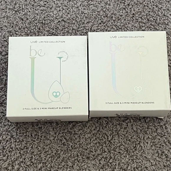 UVE BEAUTY BE U LIMITED COLLECTION Mini Make-up Blender Lot of 2 NEW