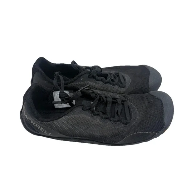 Merrell Shoes Womens 7.5 Black Vapor Glove 4 Barefoot Minimalist Sneaker Vibram