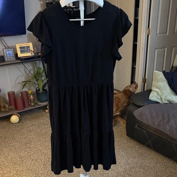 Elegant Black Woman’s Dress