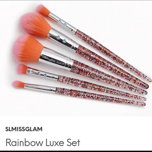 New SLMissglam rainbow luxe set 5 piece brush