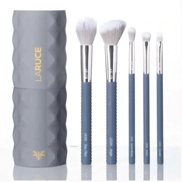 Laruce Beauty Christine 5pc Makeup Brush Set New