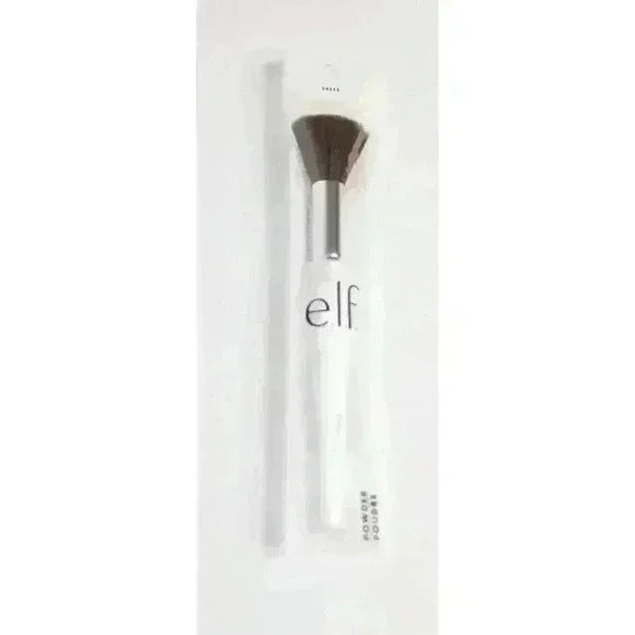 e.l.f. 24115 Fan‎ White Powder Brush for Powder Blush & Bronzer New
