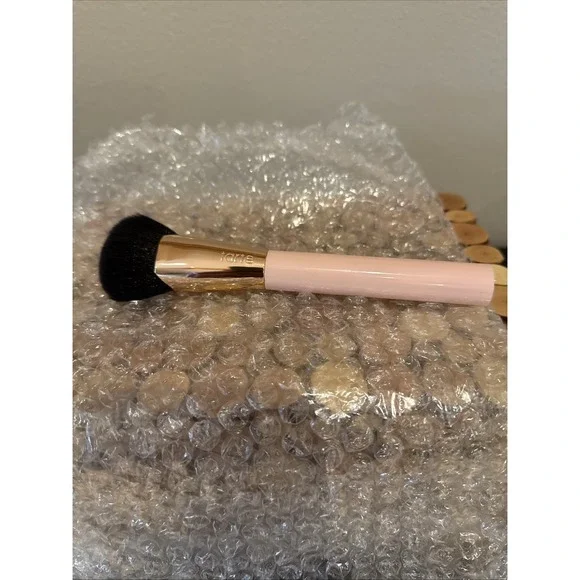 Tarte Cosmetics Buff‎ & Bronze Face Brush Limited Ed. Pink & Gold New NO Sleeve