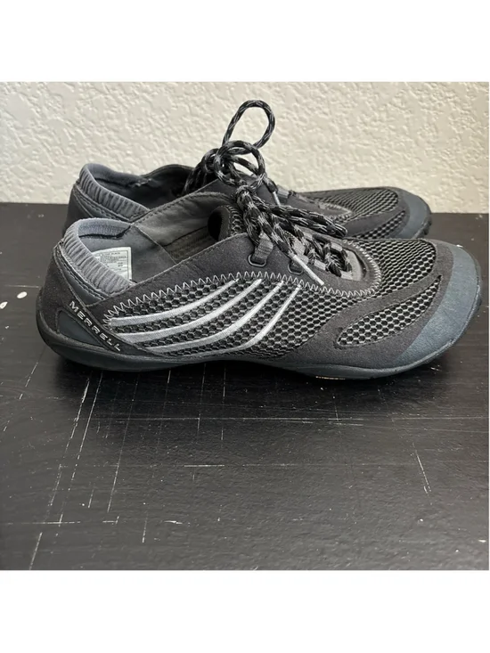 Merrell Pace Glove 3 Women's 9 Black Barefoot Vibram Trail Running Shoes EU 40