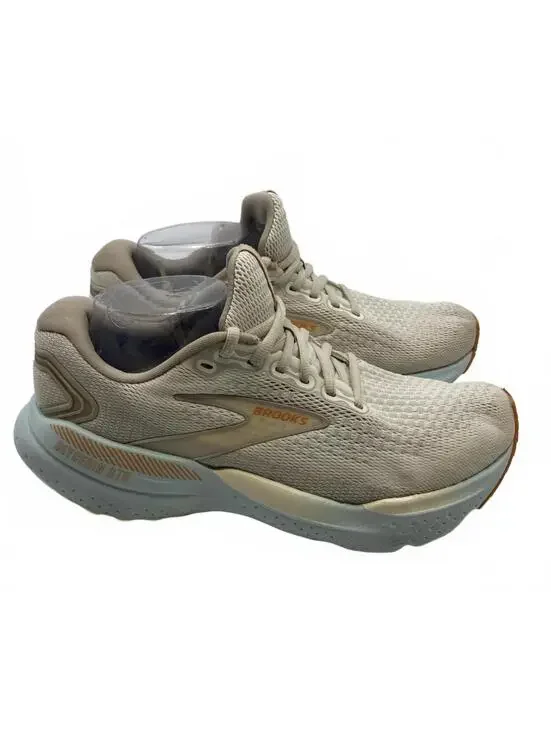 Brooks Glycerin GTS 21 Womens 9.5 Cream Pastel Sneaker Running 1