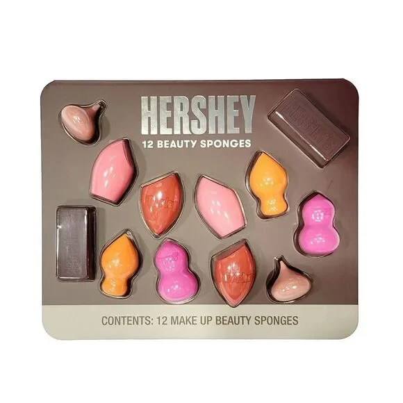HERSHEY 12 pc Makeup Beauty Blender Sponges Easter, Twizzler Reese's Bubble Yum