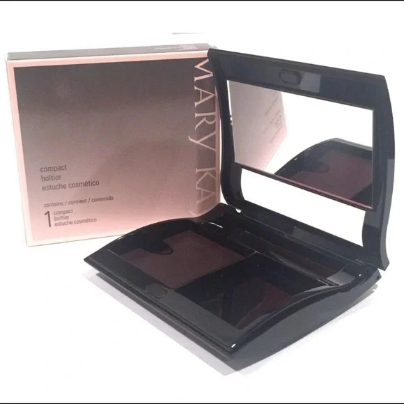 - MARY KAY MAGNETIC BLACK COMPACT~UNFILLED~