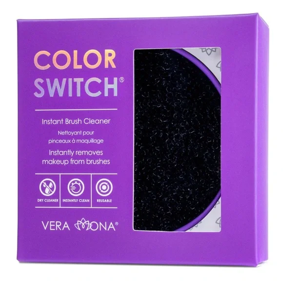 NEW Vera Mona Color Switch Instant Brush Cleaner Makeup Remover Cleanser NIB