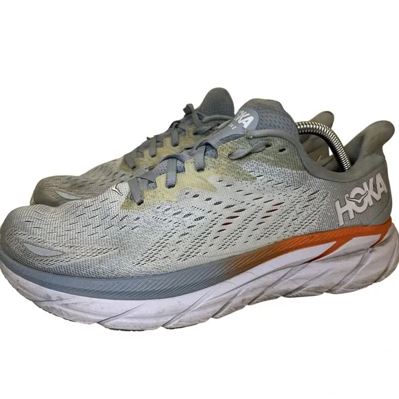 Hoka One One Clifton 8 Ice Blue Women's Size 11 B Running Shoes Sneakers Walking