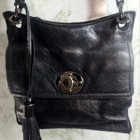 CLEMENTS RIBEIRO Black Leather Crossbody
