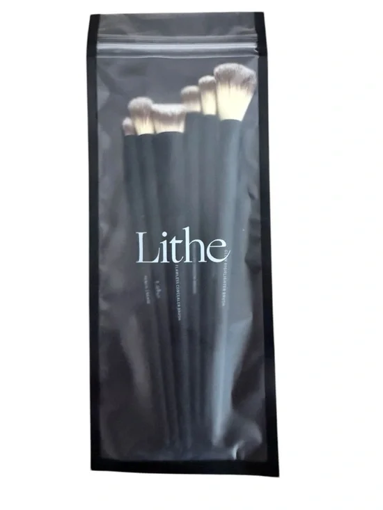 Lithe Beauty Everyday Brush Set 6 Piece Essential Makeup Brush Collection NWT