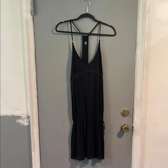 ALO Yoga Coolfit‎ T-Back Dress Black Size Small