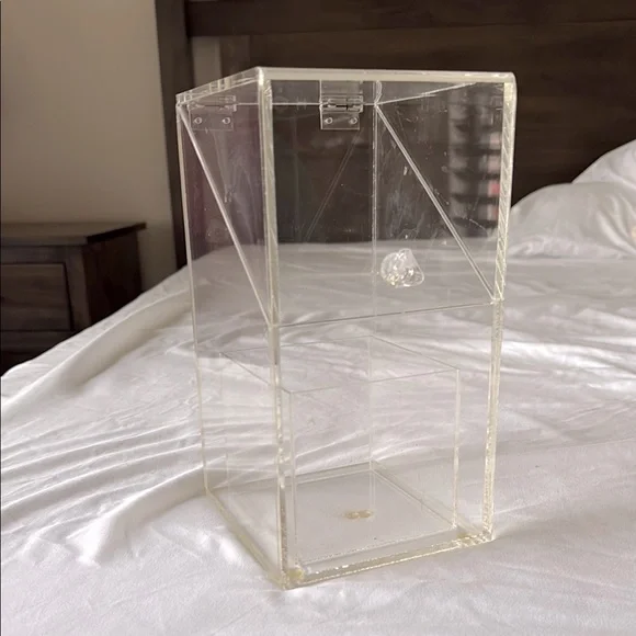 Acrylic makeup brush holder organizer