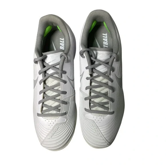 Nike Hyperdiamond 3 Pro Softball Cleats Women Size 10 White Grey New