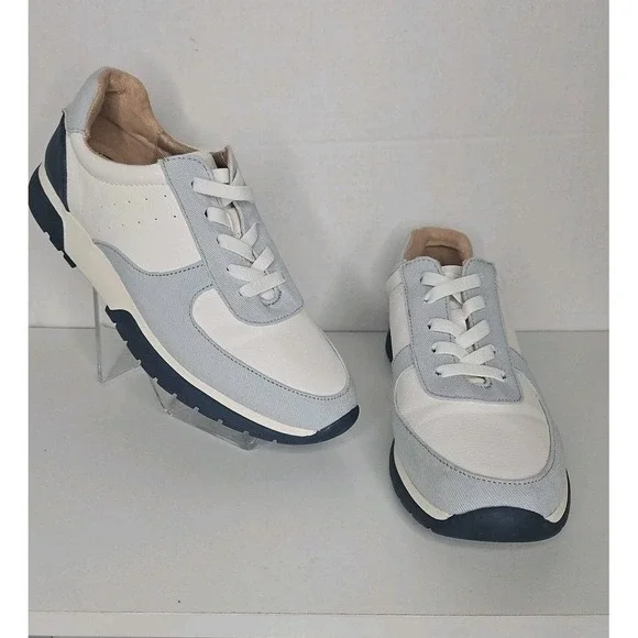 Life Stride Soft System Women's Walking Sneakers Shoes White Blue Size 9M Arch S