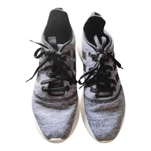 Adidas Cloudfoam Gray Athletic Running Shoes Size 8.5