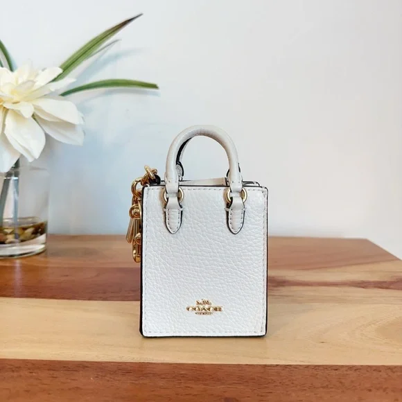NWT Coach‎ North/South Mini Tote Bag Charm