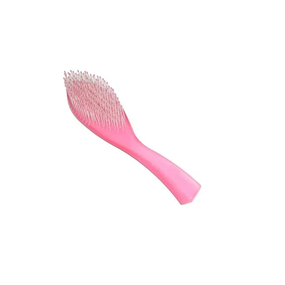 Estee Lauder Ball Tipped Small Travel Purse Plastic Hair Brush pink 7