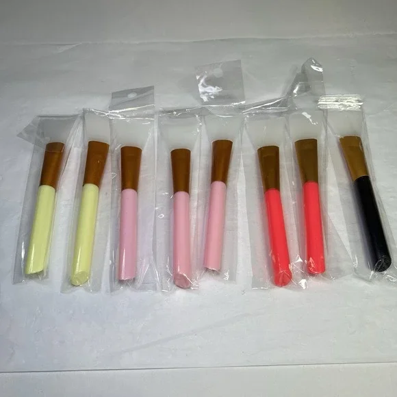 8 Pack Silicone Spatula Brush Facial Mask Applicators Applicator New Sealed‎