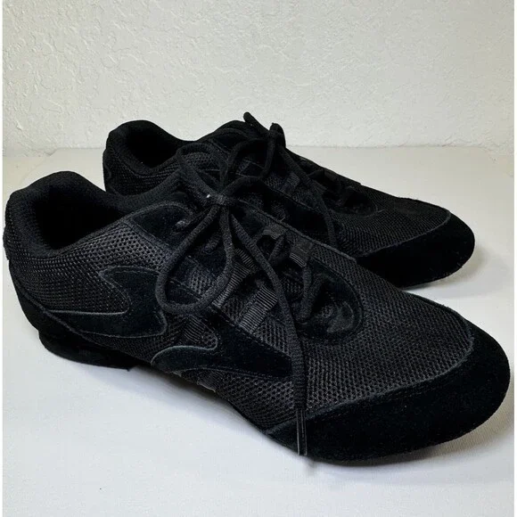 Sansha Skazz Salsette 1‎ Jazz Sneakers Unisex Size 14M Suede/Mesh Upper