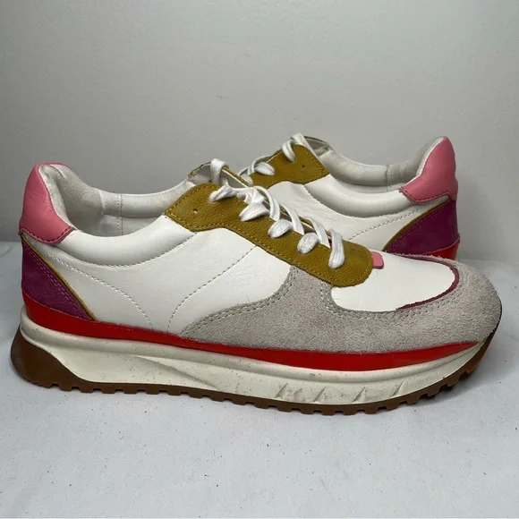 Madewell Kickoff Trainer Sneakers Women’s Size 9 Colorblock Leather MWL
