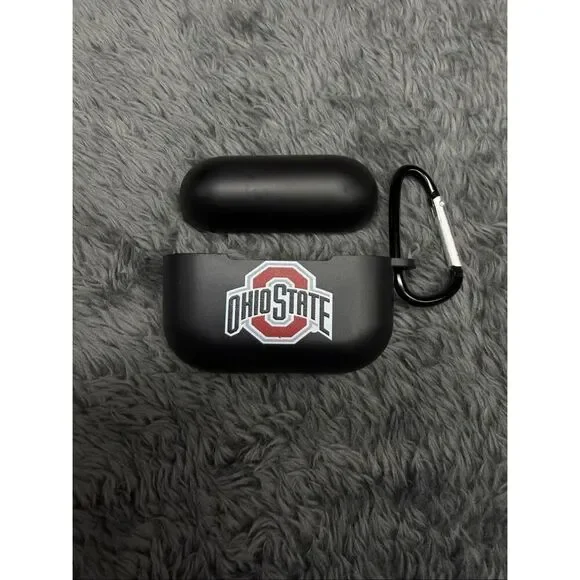 Ohio State Air Pods Pro Case With Carabiner