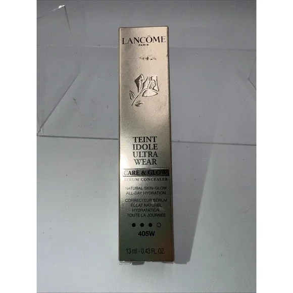 Lancome Teint Idole Ultra Wear Care & Glow 1‎ oz Shade 405w New Serum Concealer