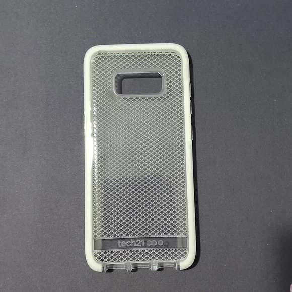 Samsung Galaxy S8 Cell Phone Case, White/Cl…