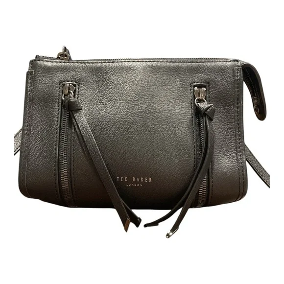 Ted Baker Henneyy Small Tassel Zip Leather Crossbody bag B 15
