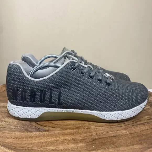 NOBULL SuperFabric Trainers Womens Grey Size 9 Athletic Gym‎ Training Shoes