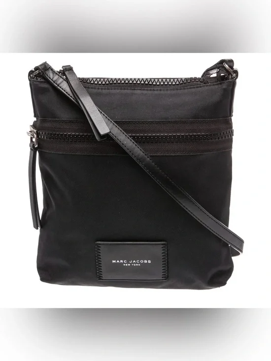Marc Jacobs Black Nylon Slim Crossbody Bag