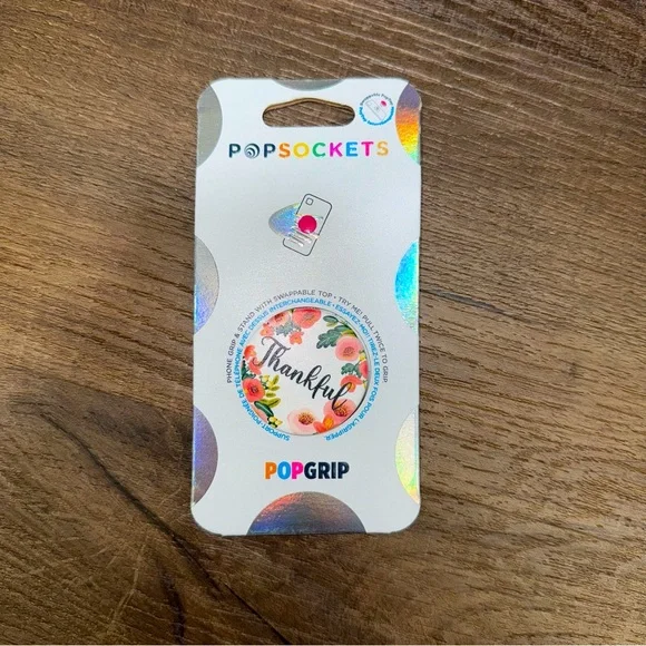 NWT PopSockets Pop Grip “Thankful”