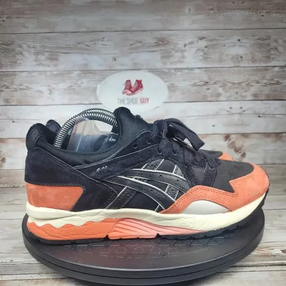 Asics Gel-Lyte V Trainers Women’s Size 8.5 Black Leather Comfort Running Shoes