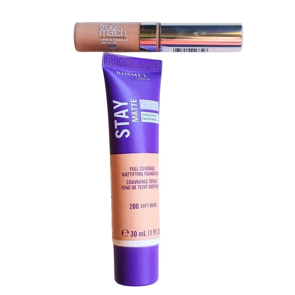 NEW L'Oreal True Match Super Blendable Concealer C4-5 And Rimmel Stay Matte Full