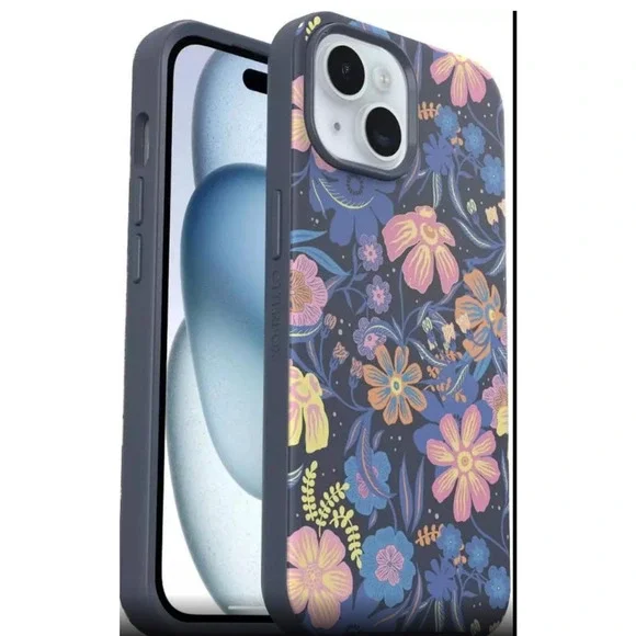 OtterBox Symmetry Series MagSafe Case For Apple iPhone 16 Pro, Fairy Fauna Blue
