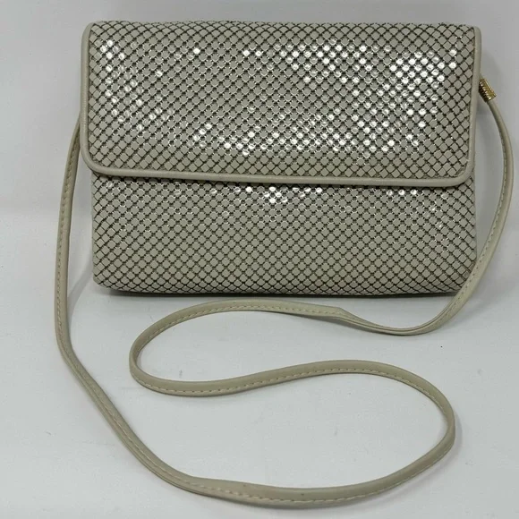 NWT VINTAGE Whiting & Davis vintage metal mesh purse shoulder bag
