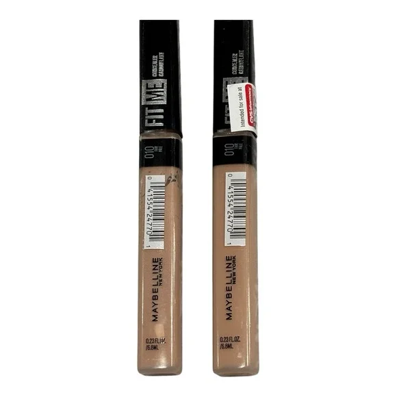 MAYBELLINE Fit Me‎ Concealer 010 Fair 0.23 NWOB Sealed Lot Of 2